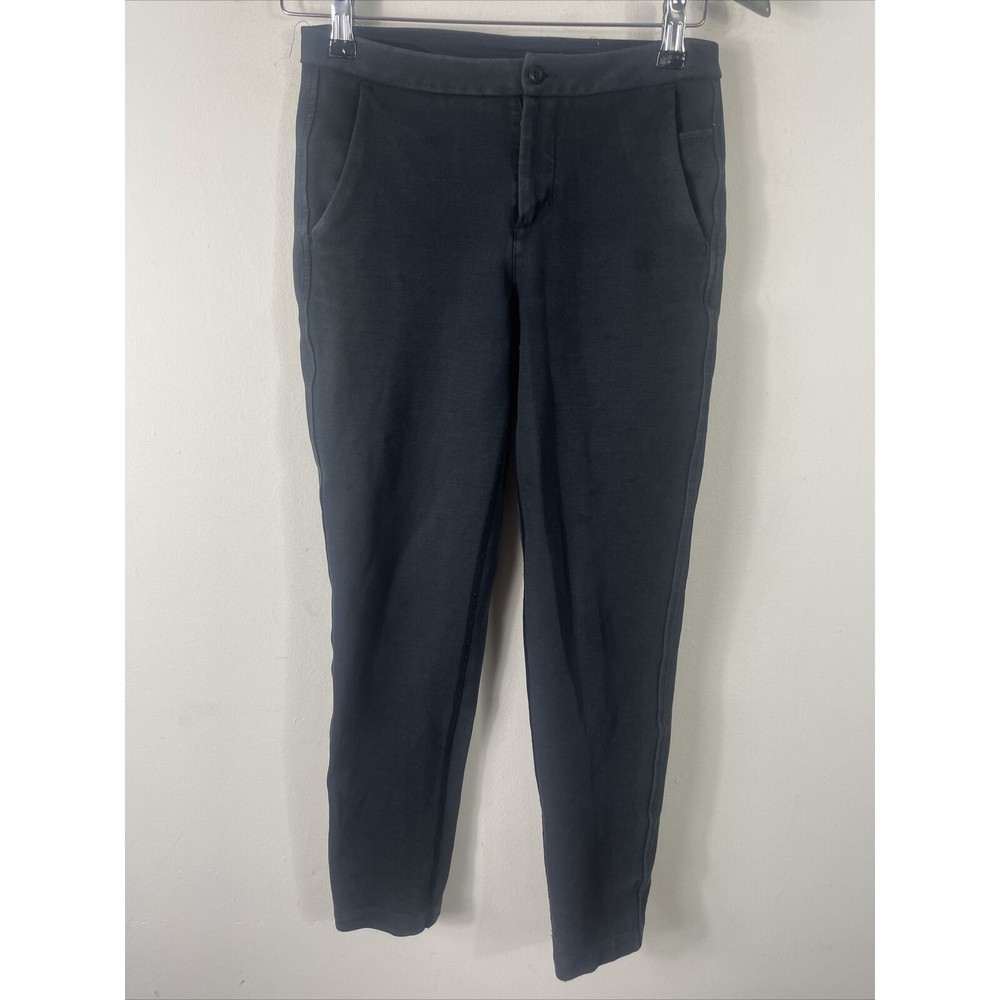 Lululemon Women's Black Slim Fitting Pants (Stains) 26x28